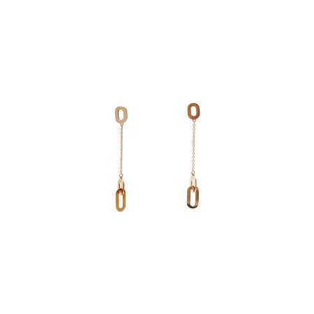 Boucles d'oreilles Isabelle Barrier en or rose